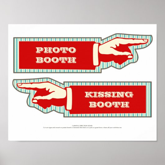 carnaval Circus DIY Directie Tekenen Poster (Voorkant)