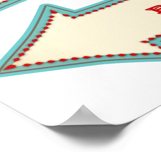 carnaval Circus DIY Directie Tekenen Poster (Hoek)