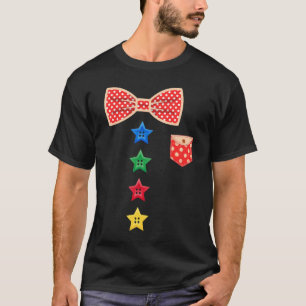 Carnaval Circus Dwaas Clownenkostuum voor Jongen & T-shirt