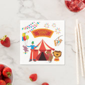 Carnaval Circus Feest Servet (Insitu)