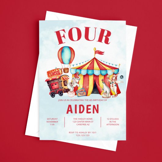 Carnaval Circus Festival 4e verjaardag Kaart