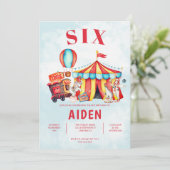 Carnaval Circus Festival 6e verjaardag Kaart (Staand voorkant)