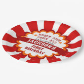 Carnaval Circus Festival Kids Verjaardagsfeest Papieren Bordje (Gekanteld)