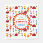 Carnaval Circus Festival Kids Verjaardagsfeest Servet (Voorkant)