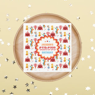 Carnaval Circus Festival Kids Verjaardagsfeest Servet