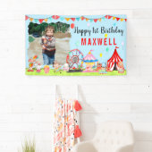 Carnaval Circus Festival Show Kinder Foto Verjaard Spandoek (Insitu)