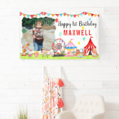 Carnaval Circus Festival Show Kinder Foto Verjaard Spandoek (Insitu)