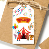 Carnaval Circus Gift Label Cadeaulabel