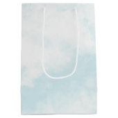 Carnaval Circus Grote Top Blauwe Verjaardag Medium Cadeauzakje (Achterkant)