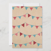  Carnaval Circus Kind verjaardagsfeestje Kaart (Achterkant)