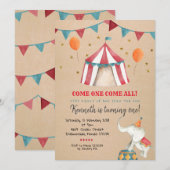  Carnaval Circus Kind verjaardagsfeestje Kaart (Voorkant / Achterkant)