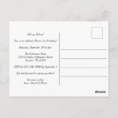 Carnaval Circus Kinder 1e Verjaardagsfeestuitnodig Briefkaart (Achterkant)