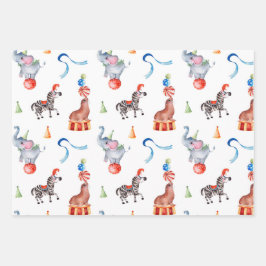 Carnaval Circus Kinderen Verjaardag Inpakpapier Vel