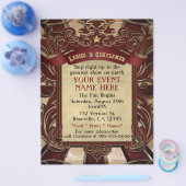  carnaval Circus legant Event Flyer (Enkel)