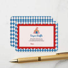 Carnaval Circus Retro script Luiers Raffle