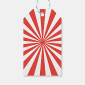 Carnaval Circus Show & Dieren Verjaardag Bedankt Cadeaulabel (Achterkant)