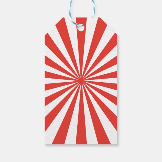 Carnaval Circus Show & Dieren Verjaardag Bedankt Cadeaulabel (Achterkant)