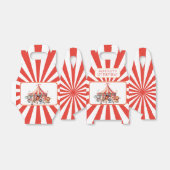 Carnaval Circus Show & Dieren Verjaardagsfeest Bedankdoosjes (Uitgevouwen)