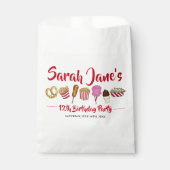 Carnaval Circus State Fair Foods Verjaardagsfeest Bedankzakje (Voorkant)