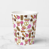 Carnaval Circus State Fair Foods Verjaardagsfeest Papieren Bekers (Achterkant)