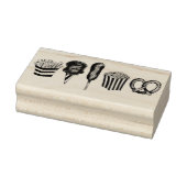 Carnaval Circus State Fair Foods Verjaardagsfeest Rubberstempel (Stempel)