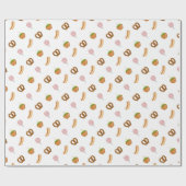 Carnaval Circus State Fair Snacks Inpakpapier (Vlak)