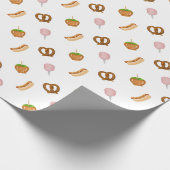 Carnaval Circus State Fair Snacks Inpakpapier (Hoek)