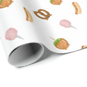 Carnaval Circus State Fair Snacks Inpakpapier (Rol Hoek)