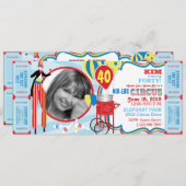 Carnaval Circus Stilt Walker Verjaardag Kaart (Voorkant / Achterkant)