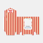 Carnaval Circus Stripe Baby shower Bedankdoosjes (Uitgevouwen)