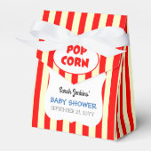 Carnaval Circus Stripe Baby shower Bedankdoosjes (Voorkant Zijde)
