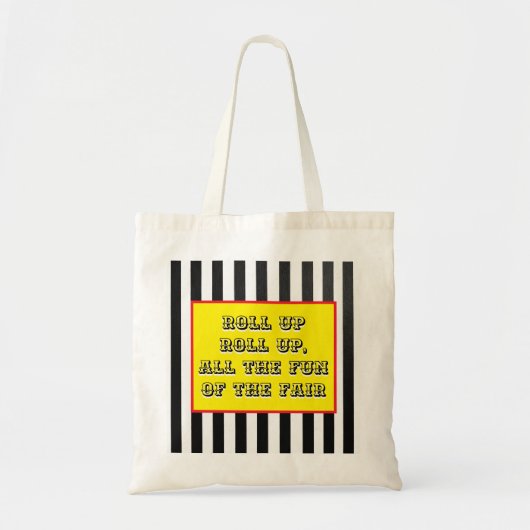 Carnaval circus Stripe – Fun Fair-Inspired Tote Bag (Voorkant)