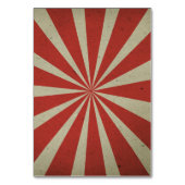 Carnaval circus tented plaats kaarten - naam kaart (Achterkant)