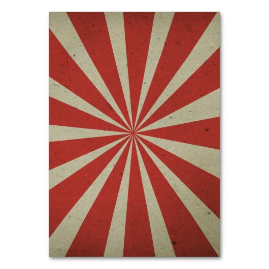 Carnaval circus tented plaats kaarten - naam kaart (Achterkant)