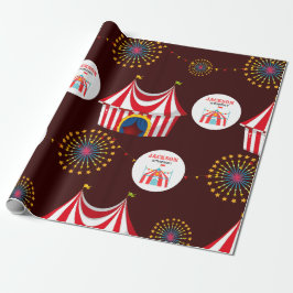 Carnaval Circus Verjaardag Cadeaupapier