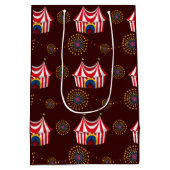 Carnaval Circus Verjaardag Medium Cadeauzakje (Achterkant)