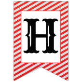 Carnaval Circus Verjaardag Vlaggetjes (Tweede vlag)