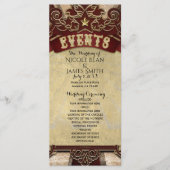 Carnaval Circus Wedding Events Programma Programmakaart (Voorkant)