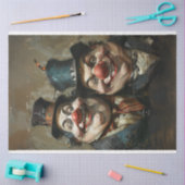 Carnaval Clowns of Whispers Decoupage Tissuepapier (Craft)