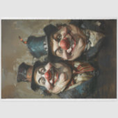 Carnaval Clowns of Whispers Decoupage Tissuepapier (Voorkant)
