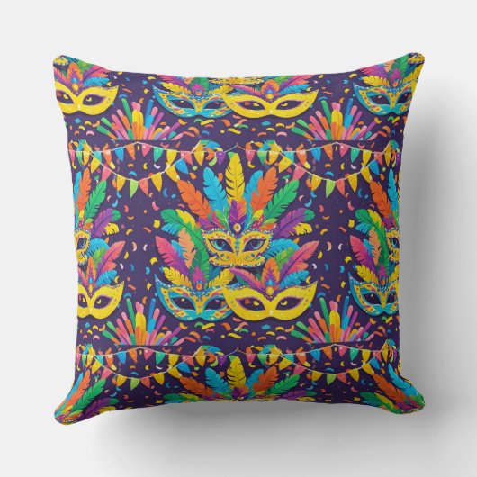 Carnaval com máscaras  kussen (Achterkant)