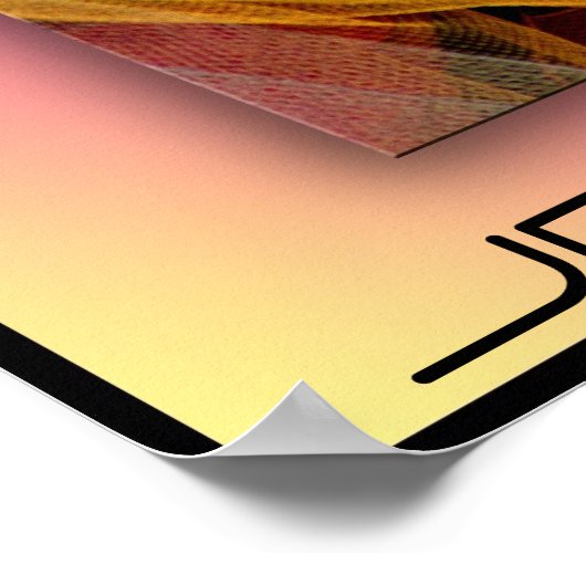 carnaval confettii poster (Hoek)