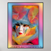 carnaval confettii poster (Voorkant)