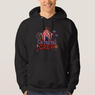 Carnaval Crew Grappig Circus Personeel Kostuum Cir Hoodie