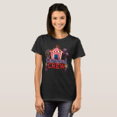 Carnaval Crew Grappig Circus Personeel Kostuum Cir T-shirt (Voorkant volledig)