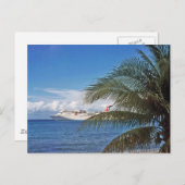 Carnaval cruiseschip aangedaan op Grand Cayman Isl Briefkaart (Voorkant / Achterkant)