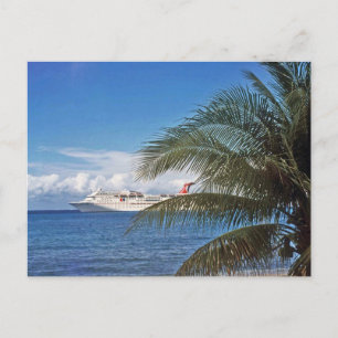 Carnaval cruiseschip aangedaan op Grand Cayman Isl Briefkaart