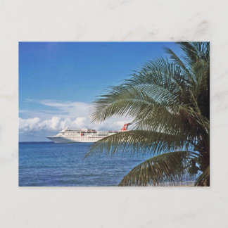 Carnaval cruiseschip aangedaan op Grand Cayman Isl Briefkaart