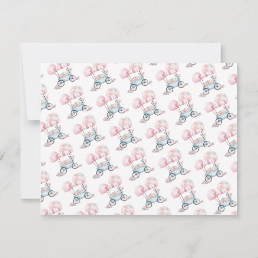 Carnaval Cute Verjaardag Budget Bedankt Notitiekaartje (Achterkant)