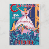Carnaval de 1936, feb. 22-25, Panama Briefkaart (Voorkant)